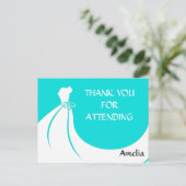 ブライダルシャワー有償はがき ポストカード (スタンド正面)