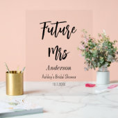 ブライダルシャワー未来のミセス アクリルサイン (ウェディング)