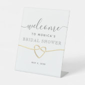 ブライダルシャワー歓迎ペデスタルサイン 台座サイン (正面)