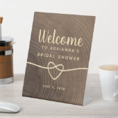 ブライダルシャワー歓迎ペデスタルサイン 台座サイン (インサイチュ)