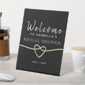 ブライダルシャワー歓迎ペデスタルサイン 台座サイン (インサイチュ)