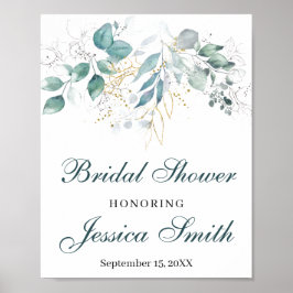 ブライダルシャワー歓迎ポスター署名 ポスター