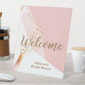 ブライダルシャワー歓迎 台座サイン (インサイチュ)