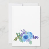 ブライダルシャワー水彩フローラ (裏面)