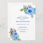ブライダルシャワー水彩フローラ (正面/裏面)