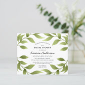 ブライダルシャワー水彩柳葉リース (スタンド正面)