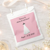 ブライダルシャワー特典バッグ フェイバーバッグ (クリップ留めされた状態)