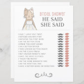 ブライダルシャワー猫のテーマはゲームと言った (正面/裏面)