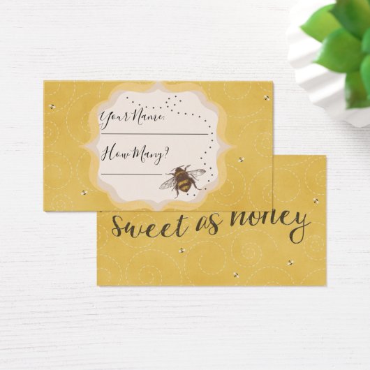 ブライダルシャワー用のキス入力カードの数 (デスク)