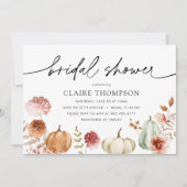 ブライダルシャワー秋シャワー招待状 招待状 (正面)