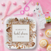 ブライダルシャワー秋紙プレート ペーパープレート (パーティー)