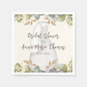 ブライダルシャワー紅葉結婚ズドレエレガントス スタンダードカクテルナプキン (正面)