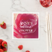 ブライダルシャワー紙ナプキンズデリケートブロッサム スタンダードカクテルナプキン (インサイチュ)