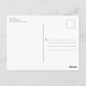 ブライダルシャワー素朴メイスンジャールライトブライダルシャワー ポストカード (裏面)