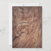 ブライダルシャワー素朴、メイソン・ジャー、バビーズブレスジャー 招待状 (裏面)