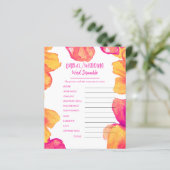 ブライダルシャワー結婚のテーマスクランブルゲーム (スタンド正面)