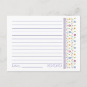 ブライダルシャワー結婚アドバイス&ウィーズカー最高のド インビテーションポストカード (裏面)