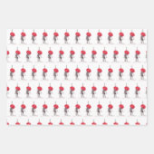 ブライダルシャワー結婚記念日ロマンチックかわいい ラッピングペーパーシート (正面3)