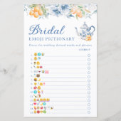 ブライダルシャワー絵文字エレガントゲーム (正面)