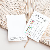 ブライダルシャワー絵文字ゲーム 招待状