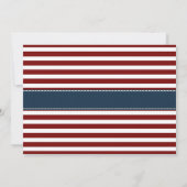 ブライダルシャワー航海の又はベビーシャワー招待状 招待状 (裏面)