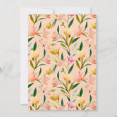 ブライダルシャワー花嫁の試合をよく知っている  招待状 (裏面)