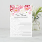 ブライダルシャワー花嫁の試合をよく知っている 招待状 (スタンド正面)