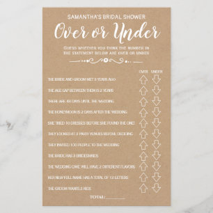 ブライダルシャワー英語スペインのゲーム