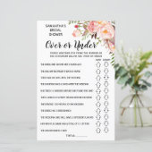 ブライダルシャワー英語スペインのゲーム (スタンド正面)