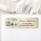 ブライダルシャワー茶 |カスタム差出人住所 ラベル (インサイチュ)