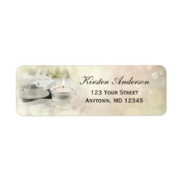 ブライダルシャワー茶 |カスタム差出人住所 ラベル