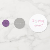 ブライダルシャワー表紙吹雪 コンフェッティ (正面)