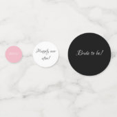 ブライダルシャワー表紙吹雪 コンフェッティ (裏面)