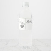 ブライダルシャワー装飾 ペットボトルラベル (裏面)