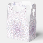 ブライダルシャワー複雑なパステルピンク&ブルーマンダラ フェイバーボックス (オープン)