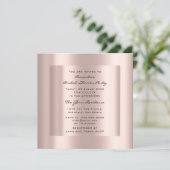 ブライダルシャワー誕生日バラドリップスパークフォト 招待状 (スタンド正面)