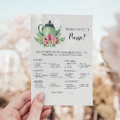 ブライダルシャワー財布のゲームの内容 招待状