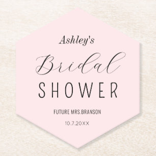 ブライダルシャワー赤面ピエレガントンク ペーパーコースター