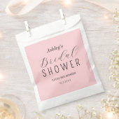 ブライダルシャワー赤面ピンクフェイバーバッグ フェイバーバッグ (クリップ留めされた状態)
