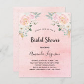 ブライダルシャワー赤面ピンクフローラ (正面/裏面)