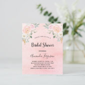 ブライダルシャワー赤面ピンクフローラ (スタンド正面)