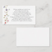 ブライダルシャワー金要求エンクロージャカード エンクロージャーカード (正面/裏面)