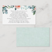 ブライダルシャワー金要求 エンクロージャーカード (正面/裏面)