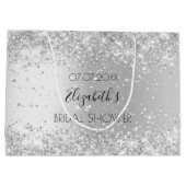 ブライダルシャワー銀名 ラージペーパーバッグ (裏面)