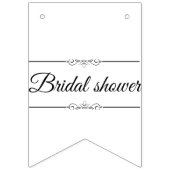 ブライダルシャワー飾り旗 バンティングフラッグ (第2の旗)