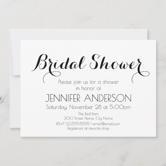 ブライダルシャワー (正面)