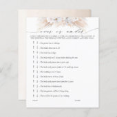 ブライダルシャワー (正面/裏面)