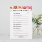 ブライダルシャワー3605を知っている最高のゲーム (スタンド正面)