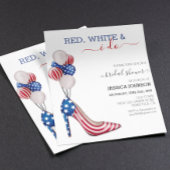 ブライダルシャワー7月4日赤白青