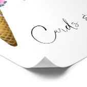 ブライダルシャワー – アイスクリーム – カードとギフト ポスター (角)